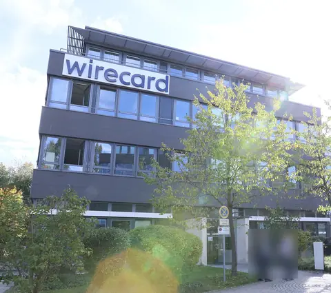 Wirecard's headquarters at Einsteinring, Aschheim, while the company was still in the DAX