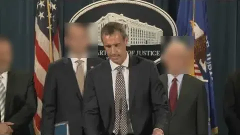 Europol director Rob Wainwright speaks at the DOJ press conference on the AlphaBay and Hansa takedowns