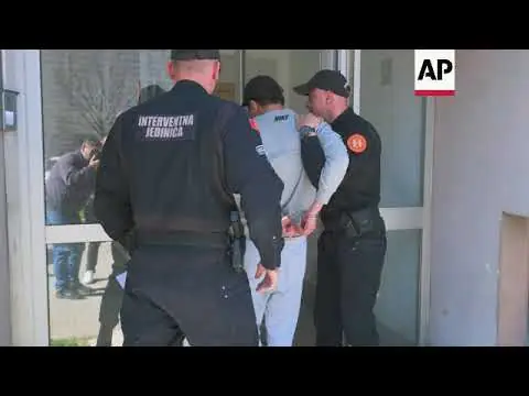 AP footage of Do Kwon's arrest at Podgorica airport
