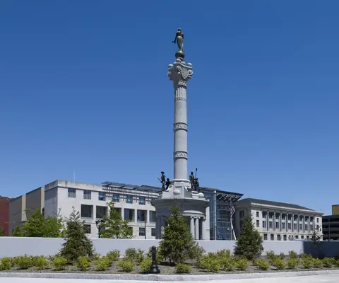 The federal building and courthouse in Scranton, Pennsylvania, where E.F. Hutton pleaded guilty to 2,000 counts on 2 May 1985