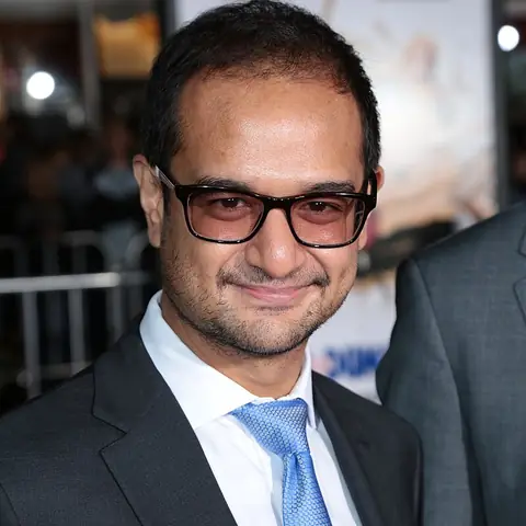 Riza Aziz, Najib Razak's stepson and co-founder of Red Granite Pictures, on a Hollywood red carpet at the 'Dumb and Dumber To' premiere
