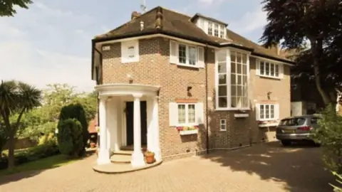 The six-bedroom house in Hampstead, north London, that Qian rented for about £17,000 a month after fleeing China