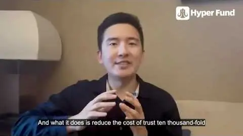 Sam Lee pitching HyperFund as its chairman in a promotional interview