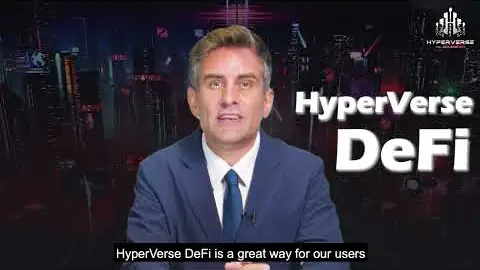'Steven Reece Lewis', the HyperVerse CEO who did not exist, in a promoter-circulated announcement video
