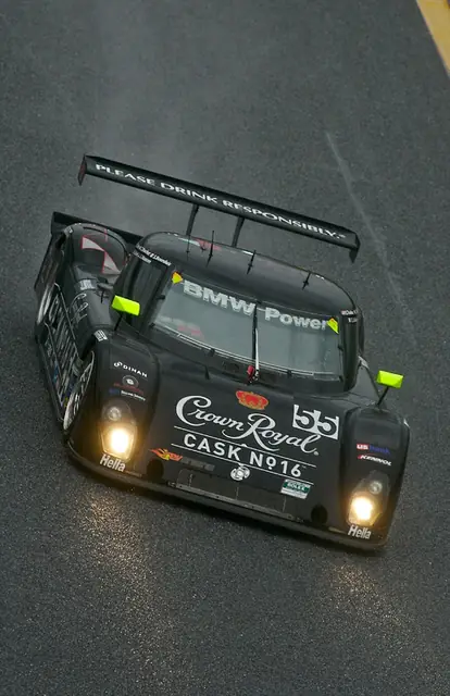 Scott Tucker's Level 5 Motorsports #55 Crown Royal BMW-Riley prototype at the Rolex 24 at Daytona